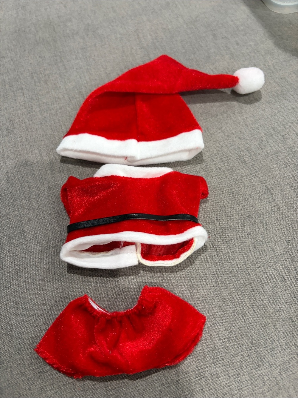 Labubu or Small Doll Red Santa Holiday Dress-Up Set - Picture 2 of 2